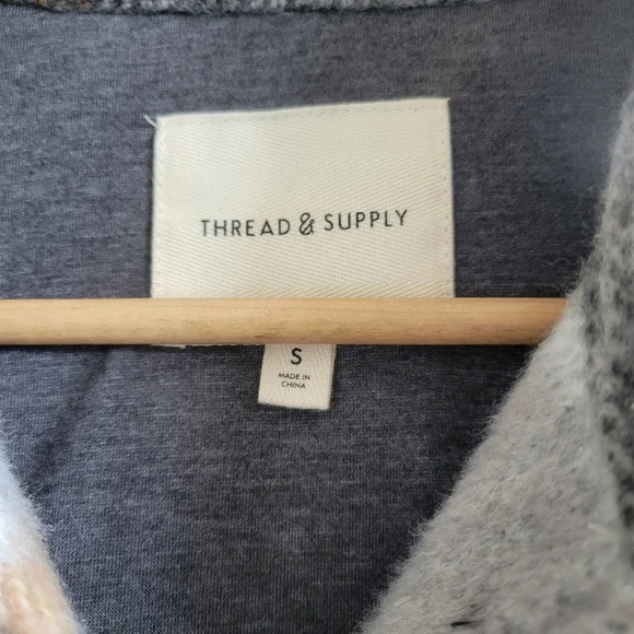 Thread & Supply | Fleece Shacket - Picture 2 of 2